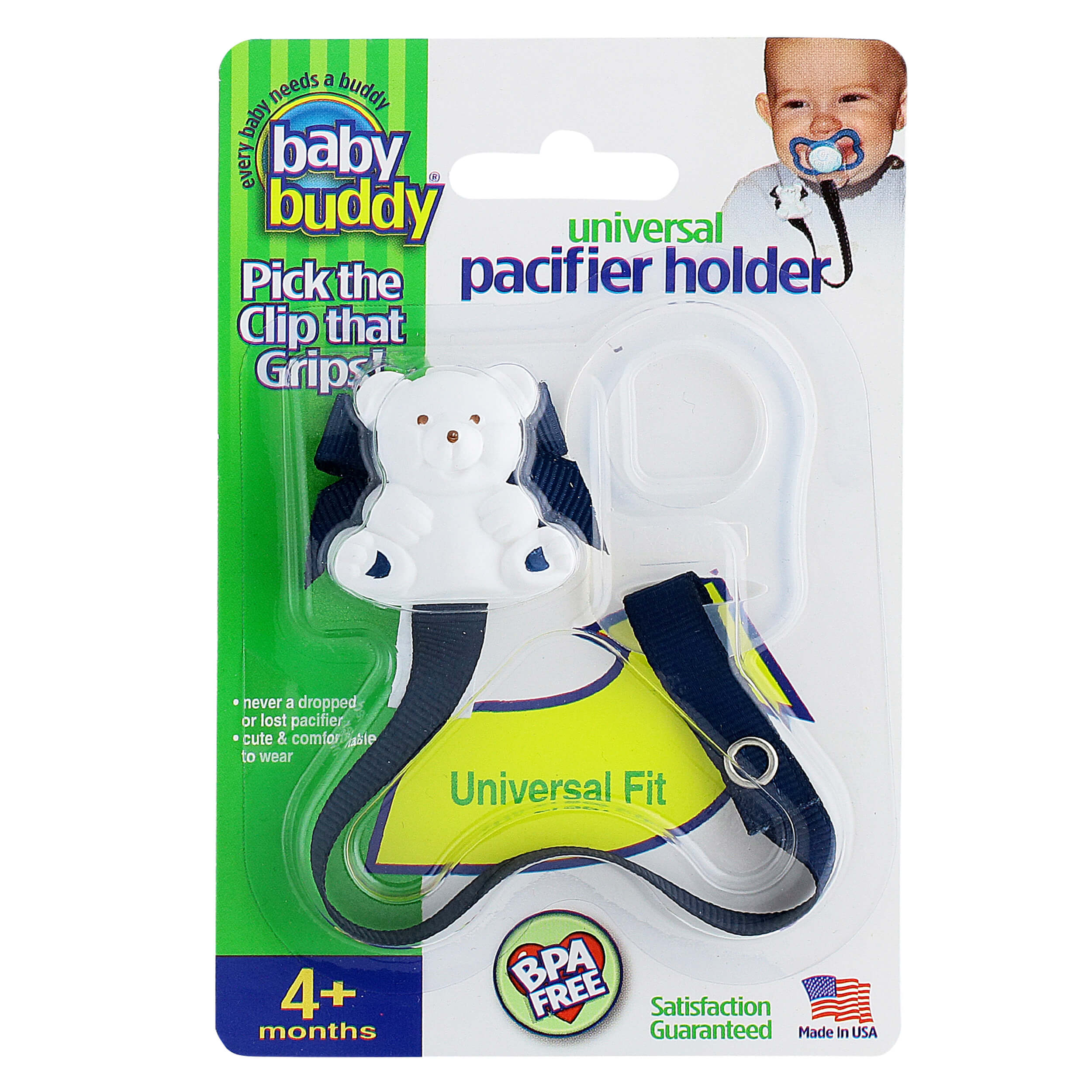 Baby Buddy Universal Schnullerhalter Clip Halten Schnuller Nah und Off Boden - Bild 26 von 32